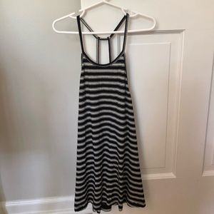 black and white stripped tank top